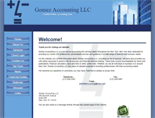 Tablet Screenshot of gomezaccounting.com